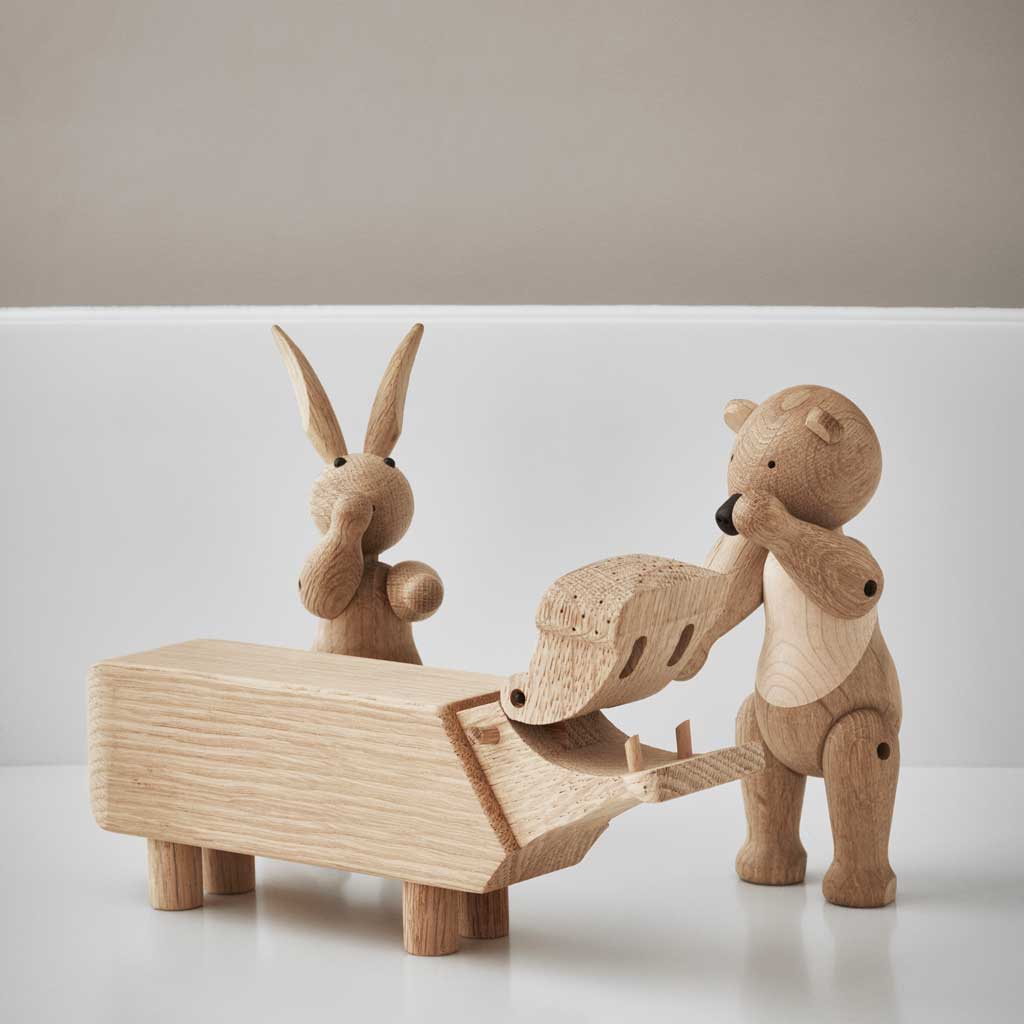 KAY BOJESEN DENMARK(カイ・ボイスン デンマーク) 木製アニマル クマ Sサイズ