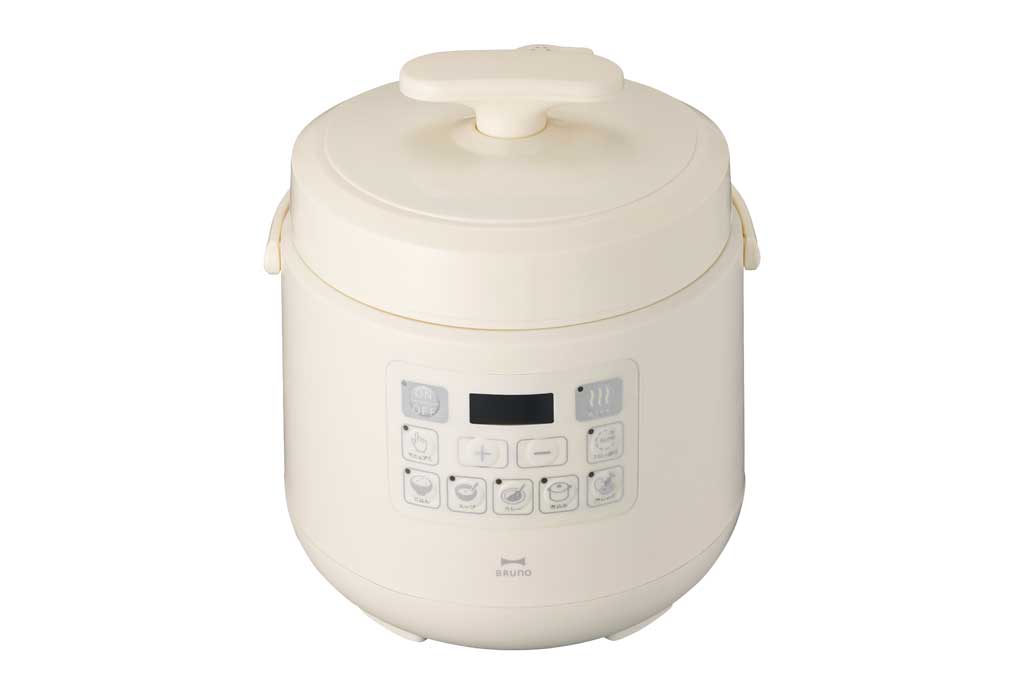 BRUNO(ブルーノ)crassy+ マルチ圧力クッカー ブラウン/アイボリー 全2色 <ラッピング対象外>