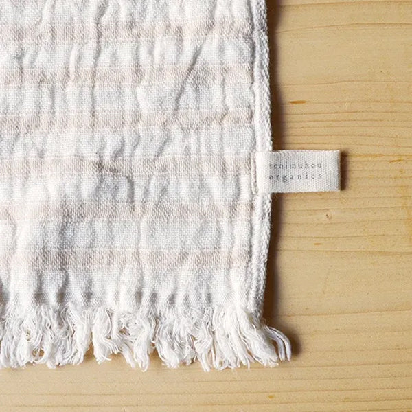 天衣無縫 スラブガーゼ【 ウォッシュタオル 34×40cm 】オーガニックコットン100% 日本製
