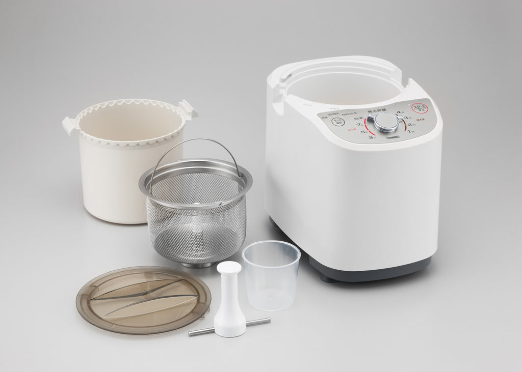 TWINBIRD(ツインバード)コンパクト精米器 精米御膳 MR-E520W