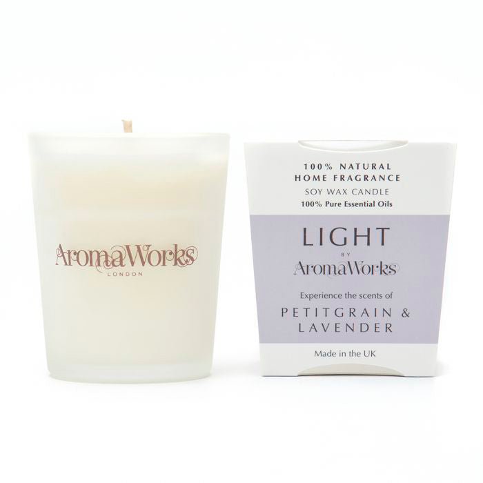 Aroma Works(アロマワークス)グラス入りキャンドル S 香り4種 ユーロジャパンエレガンス