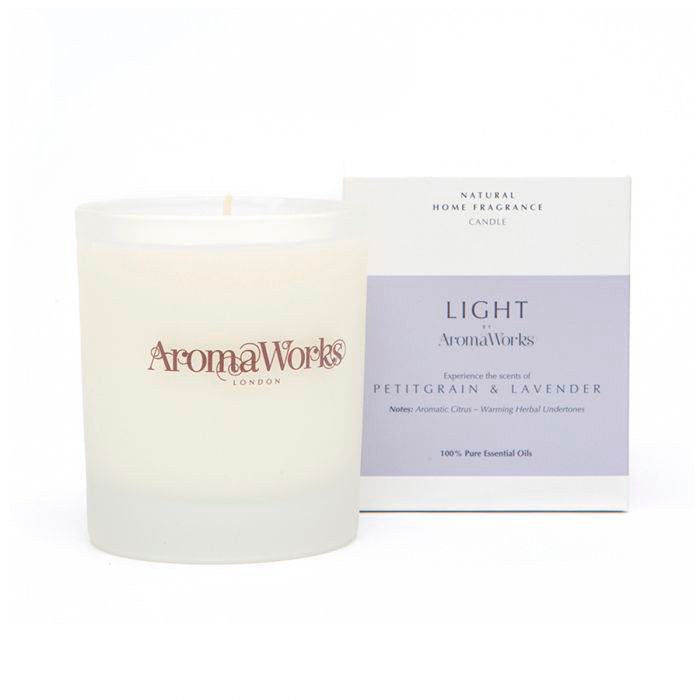 Aroma Works(アロマワークス)グラス入りキャンドル M 香り4種 ユーロジャパンエレガンス