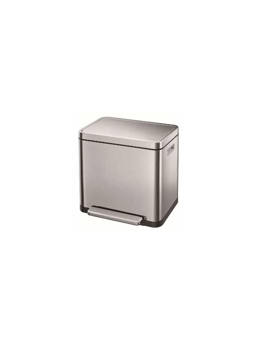 X CUBE STEP BIN エクスキューブ ステップビン ペダル式 スリムゴミ箱 シルバー 20L