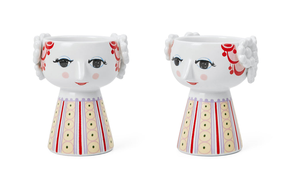 BJØRN WIINBLAD(ビヨン・ヴィンブラッド)EVA(エヴァ) キャンドルホルダー ラベンダー H9.5cm