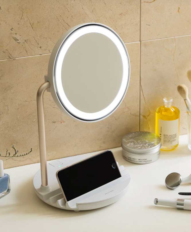 FESTINO(フェスティノ) 充電式 LED ファンミラー