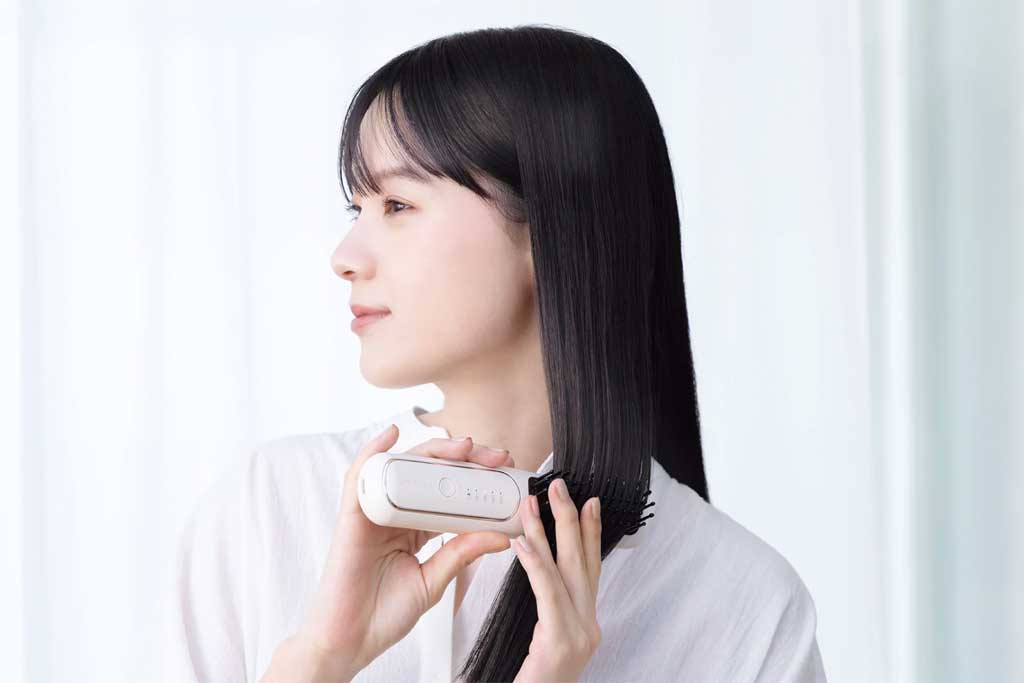 FESTINO(フェスティノ) 充電式 スタイリング ヒーター ブラシ
