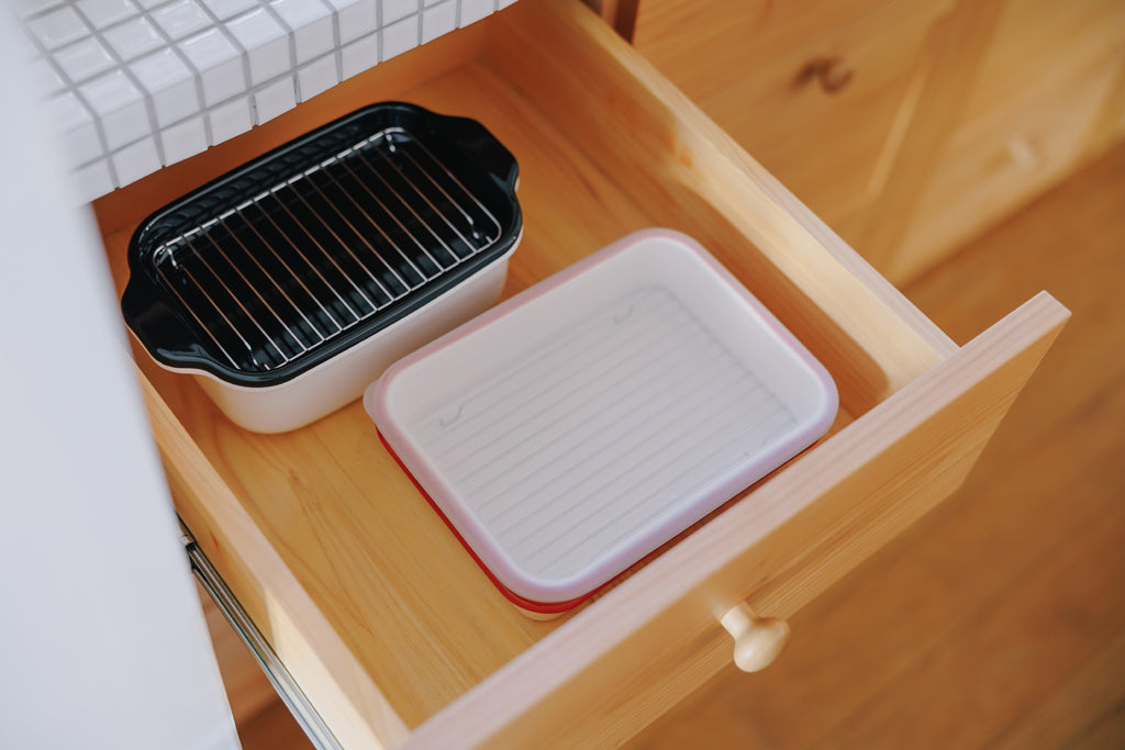 FUJIHORO(富士ホーロー)ホーロー揚げ物バット 5点セット