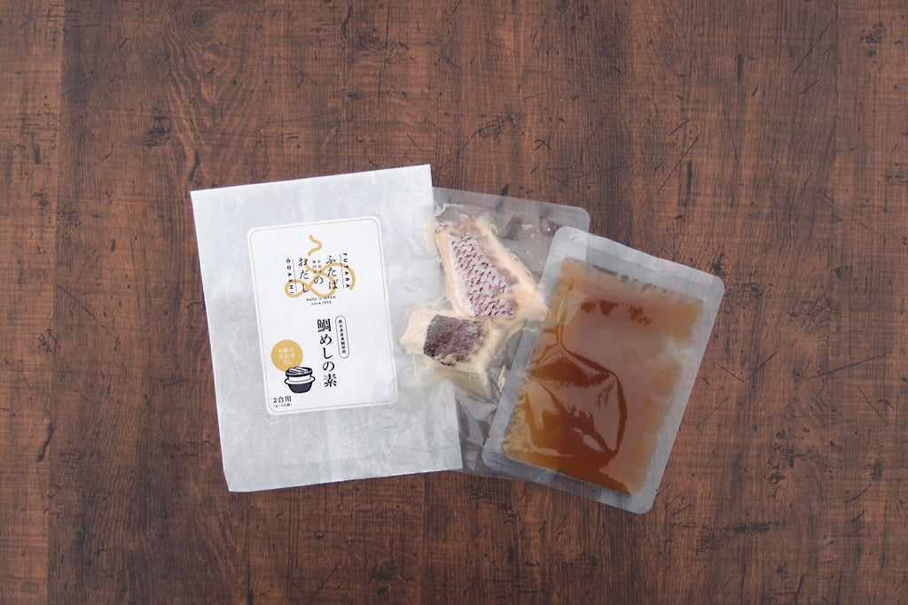 ふたばのおだし 鯛めしの素 2合用(2~3人前)