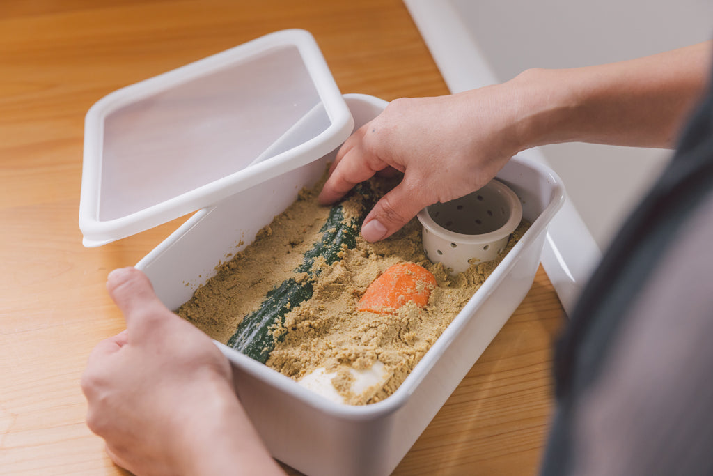 FUJIHORO(富士ホーロー)ちょっとぬか漬け容器 Lサイズ