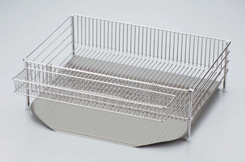 la base(ラバーゼ)水切りかご大 縦置きタイプ 3点セット 日本製 <ラッピング対象外>