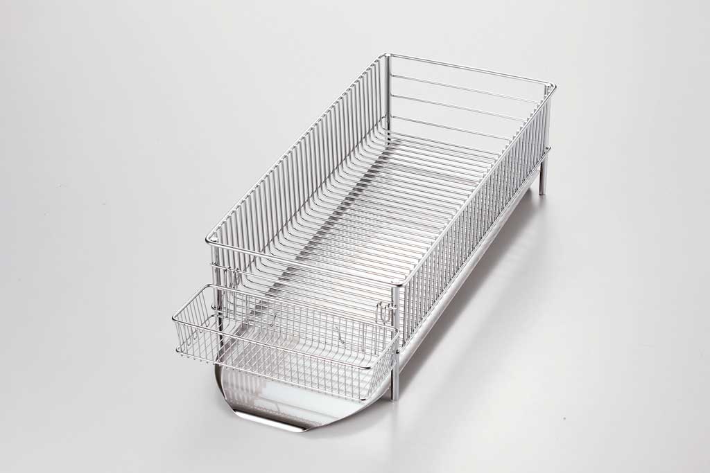 la base(ラバーゼ)水切りかごスリム 横置きタイプ 3点セット 日本製 <ラッピング対象外>