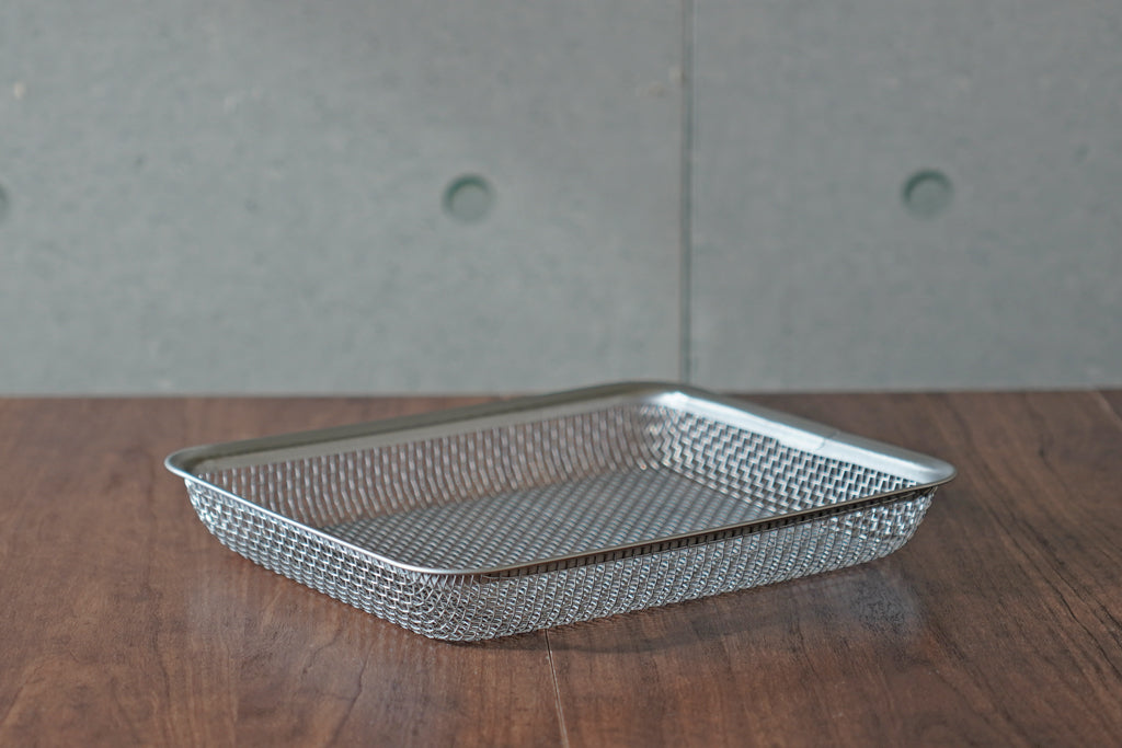 la base(ラバーゼ)ステンレス角ざる 21cm 日本製