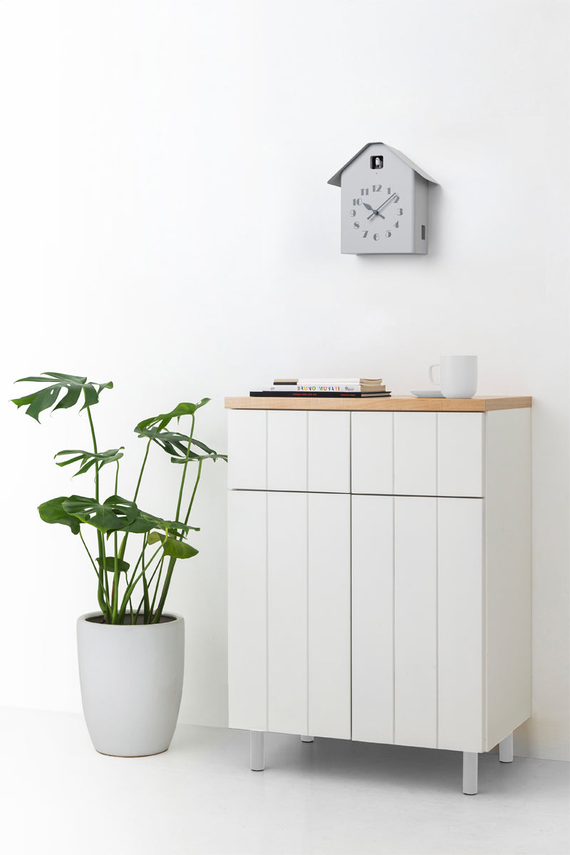 Lemnos Dachs Cuckoo(ダックス カッコー)カッコー時計 グレー 掛け置き兼用 RF20-03 GY