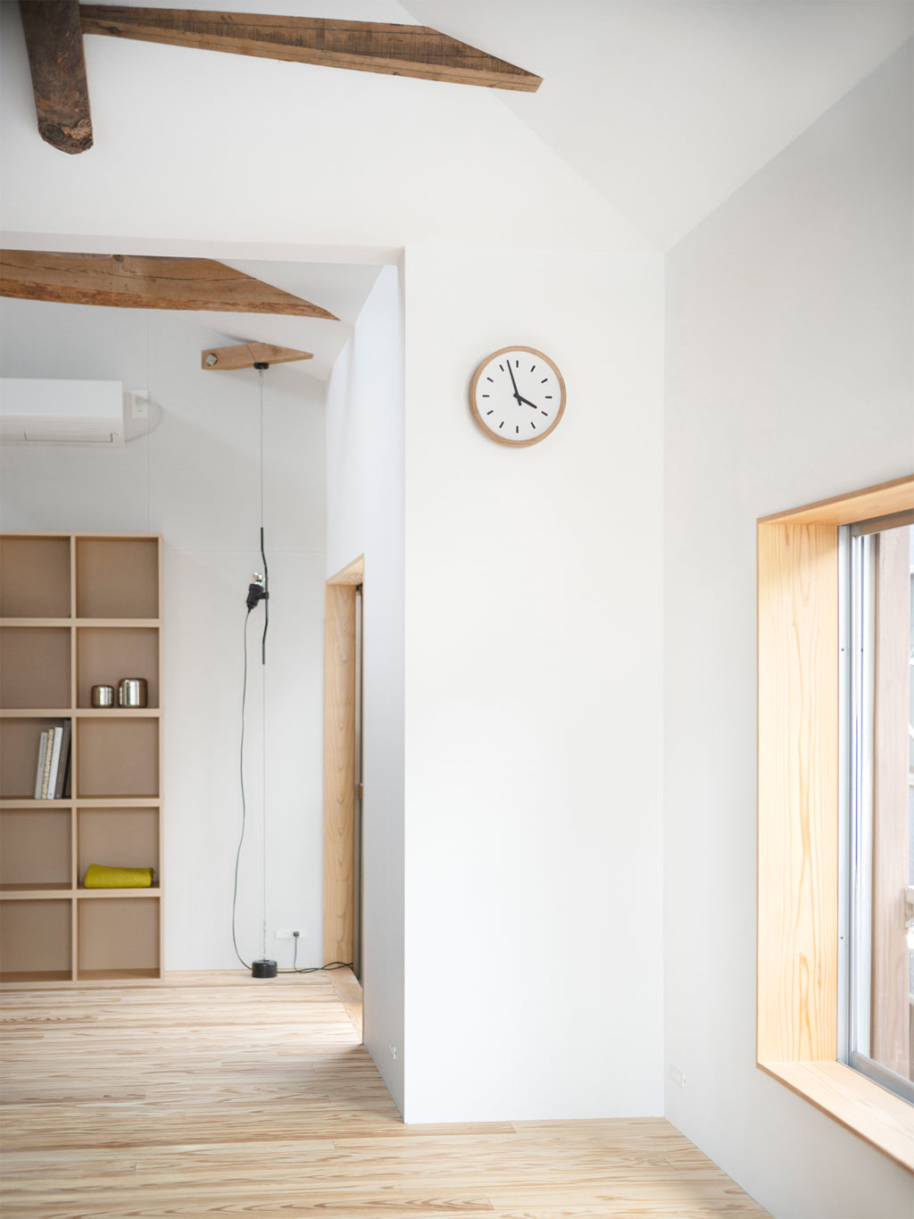 Lemnos basin line(ベイスン ライン)ナチュラル 壁掛け時計 PIL23-05 NT