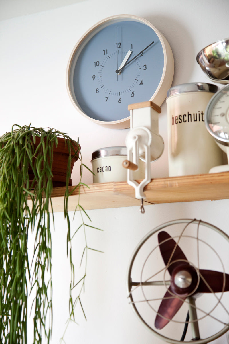 Lemnos SOSO(ソソ) グレー/ブルー/グリーン/オレンジ 掛け時計 AWA13-06