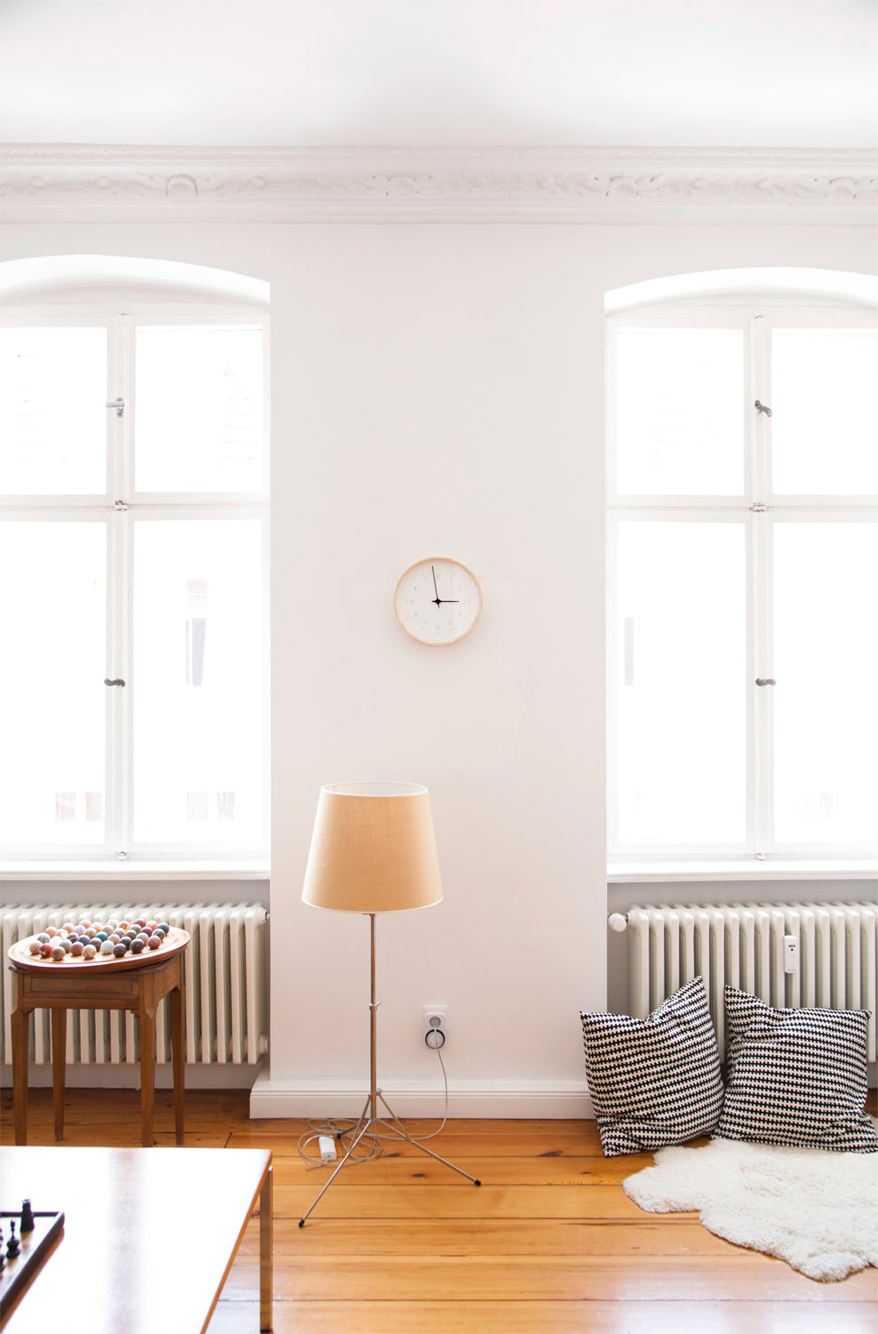 Lemnos NEUT wall clock(ニュート ウォール クロック)ナチュラル 掛け時計 KK22-09 NT