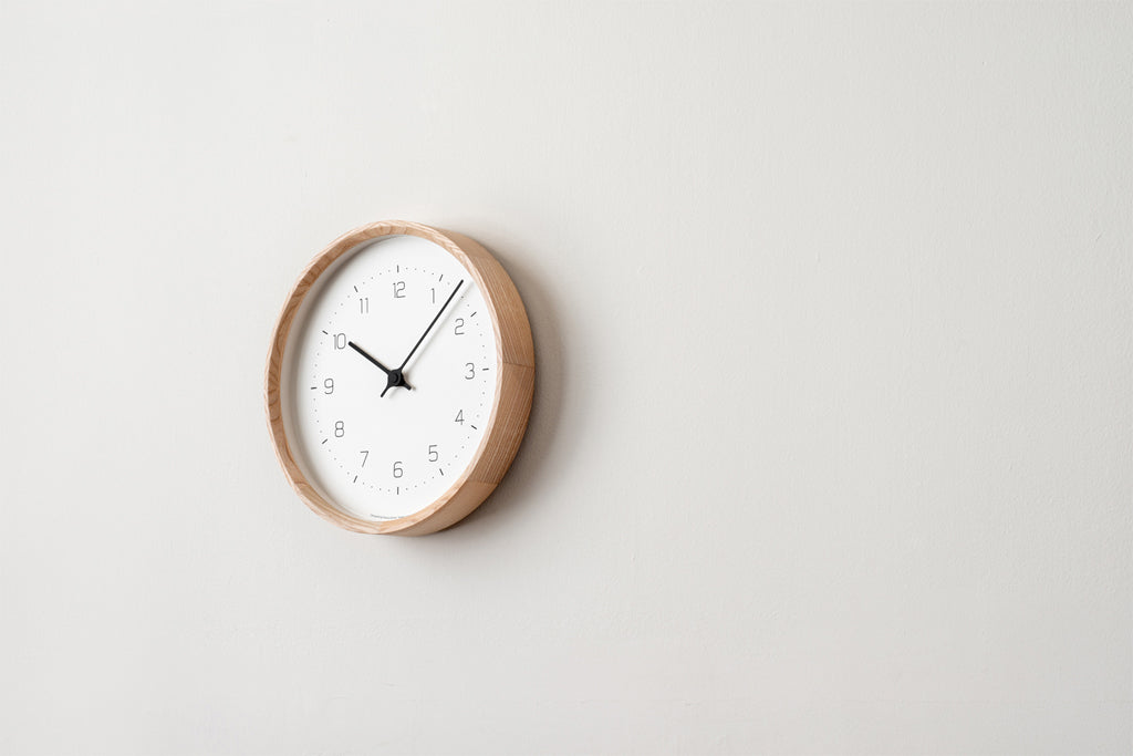 Lemnos NEUT wall clock(ニュート ウォール クロック)ナチュラル 掛け時計 KK22-09 NT