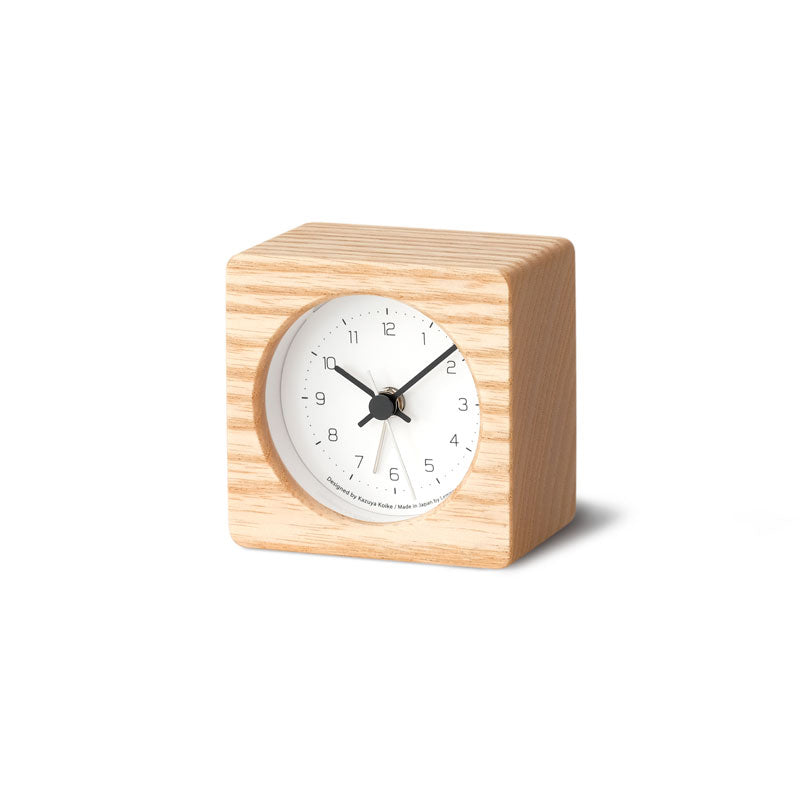 Lemnos NEUT alarm clock(ニュート アラーム クロック)ナチュラル 置き時計 KK24-09 NT