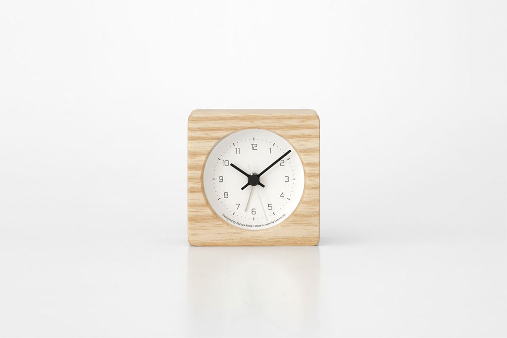 Lemnos NEUT alarm clock(ニュート アラーム クロック)ナチュラル 置き時計 KK24-09 NT