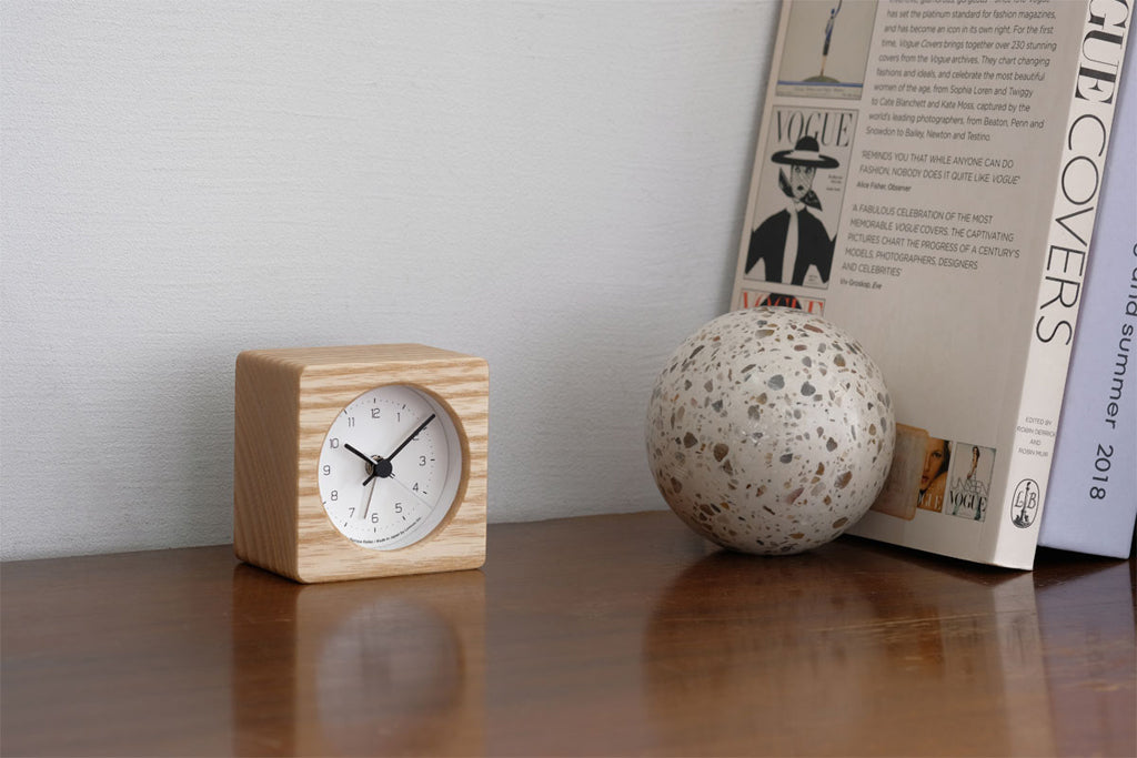 Lemnos NEUT alarm clock(ニュート アラーム クロック)ナチュラル 置き時計 KK24-09 NT