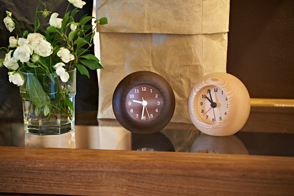 Lemnos rest(レスト)ナチュラル/ブラウン 置き時計 LA13-12