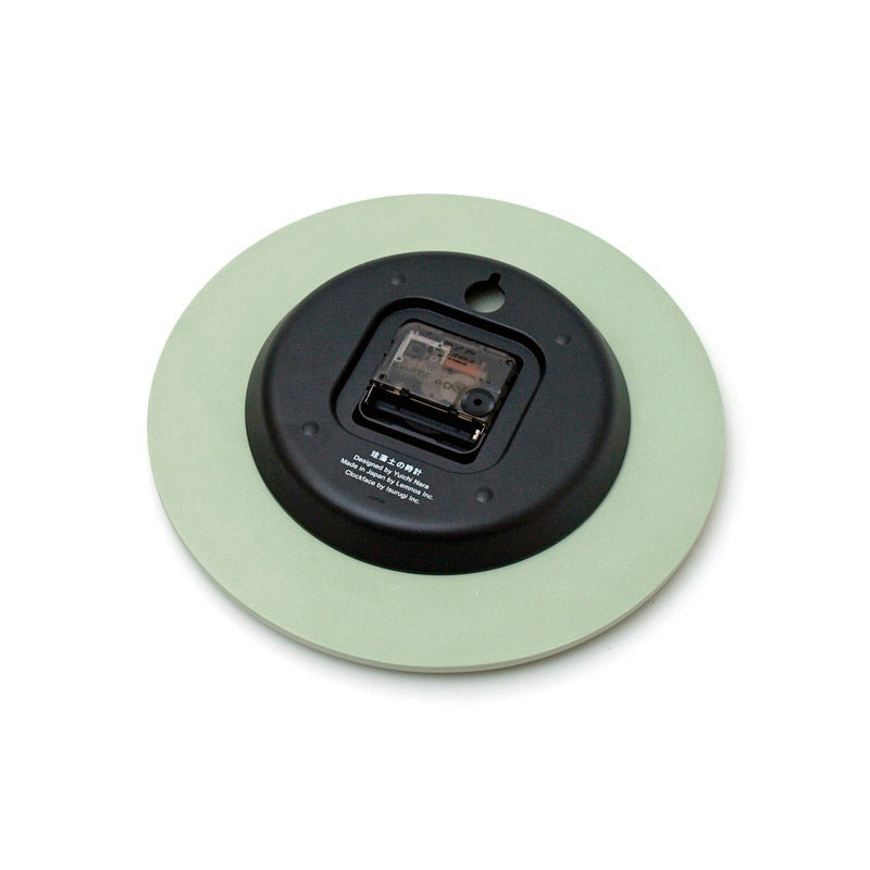 Lemnos 珪藻土の時計 グリーン 掛け時計 LC11-08 GN