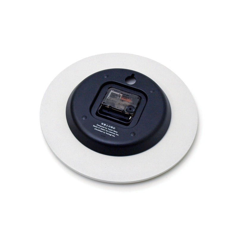 Lemnos 珪藻土の時計 ホワイト 掛け時計 LC11-08 WH