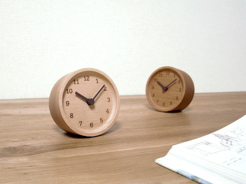 Lemnos MUKU desk clock(ムク デスク クロック) アルダー 置き時計 LC12-05 AD