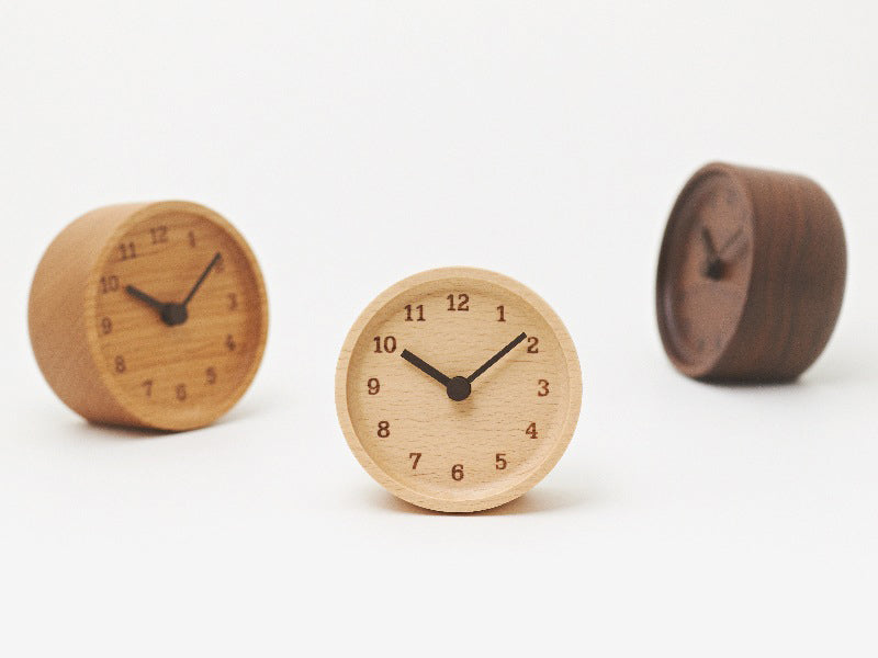 Lemnos MUKU desk clock(ムク デスク クロック)ブナ 置き時計 LC12-05 BN
