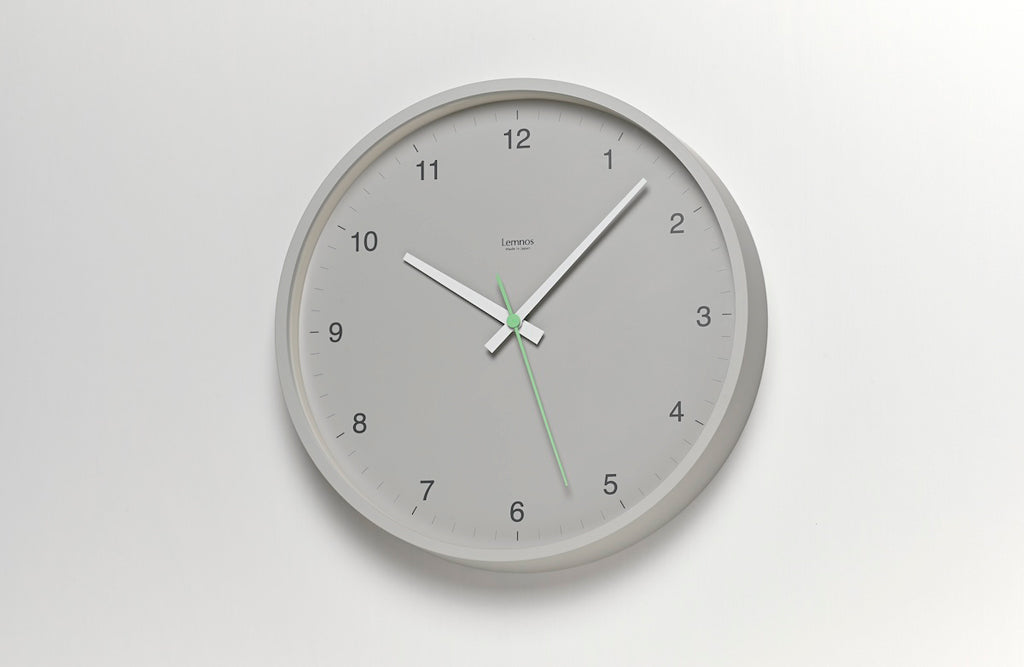 Lemnos BROTE(ブローテ)グレー 壁掛け時計 LC24-04 GY