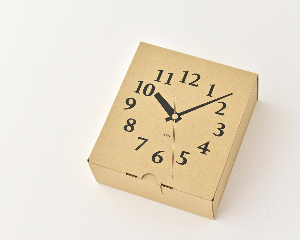 Lemnos m clock (エム クロック)アイボリー/グレー 置き時計 MK14-04