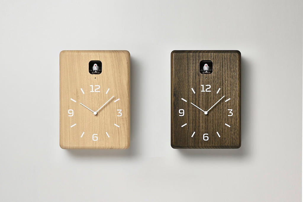 Lemnos CUCU(クク)カッコー時計 ナチュラル 掛け置き兼用 NY25-08 NT