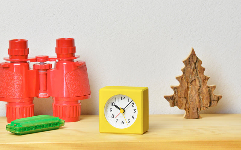 Lemnos farbe(ファルベ)イエロー 置き時計 PA18-02 YE