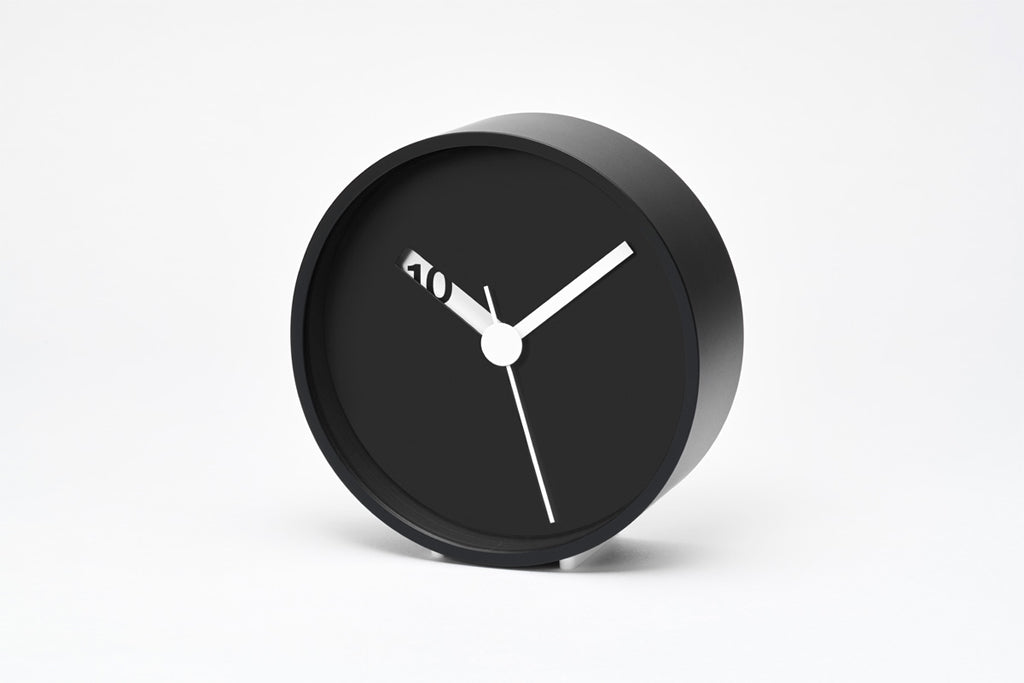 Lemnos Extra Normal Clock(エクストラノーマル クロック)ブラック 掛け置き兼用 RM24-07 BK