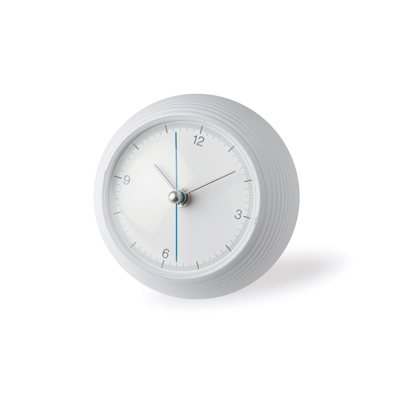 Lemnos earth clock(アース クロック)ブラック/ホワイト 置き時計 TIL16-10