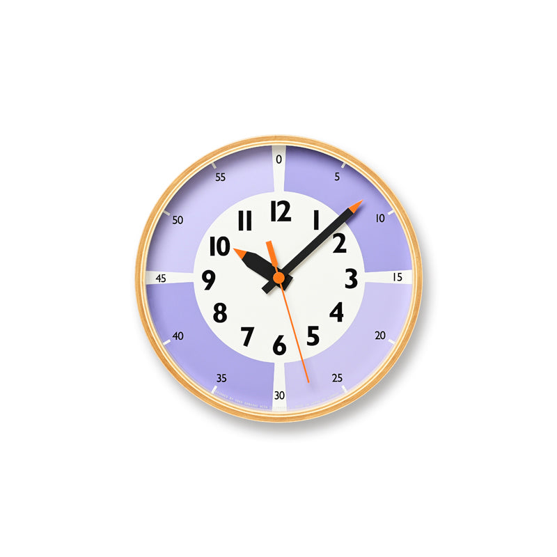Lemnos fun pun clock with color! [ ふんぷんくろっく ウィズ カラー