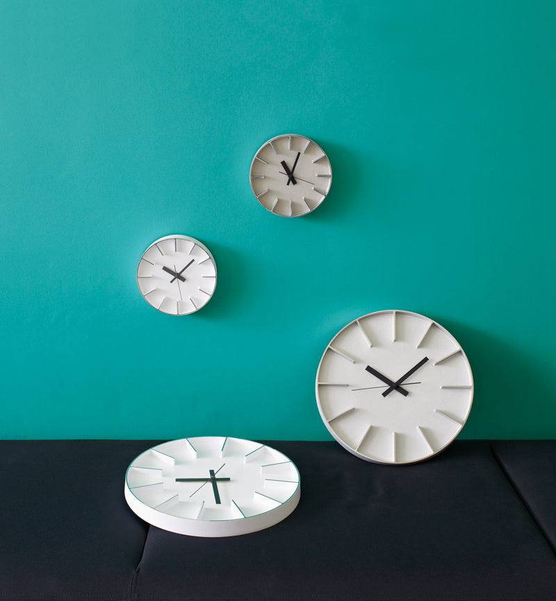 Lemnos Edge Clock(エッジ クロック)アルミニウム 掛け置き兼用 AZ-0116 AL