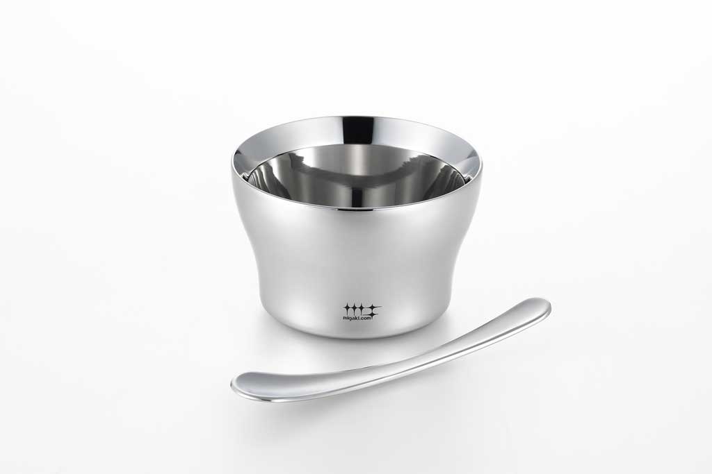 磨き屋シンジケート アイスクリームカップセット《 カップ1個とスプーン1本のセットです》ステンレス製 日本製