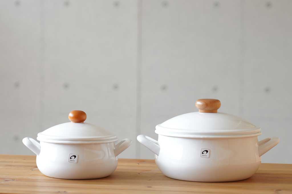 野田琺瑯 POCHKA(ポーチカ)キャセロール 《 15cm 》 IH対応 日本製