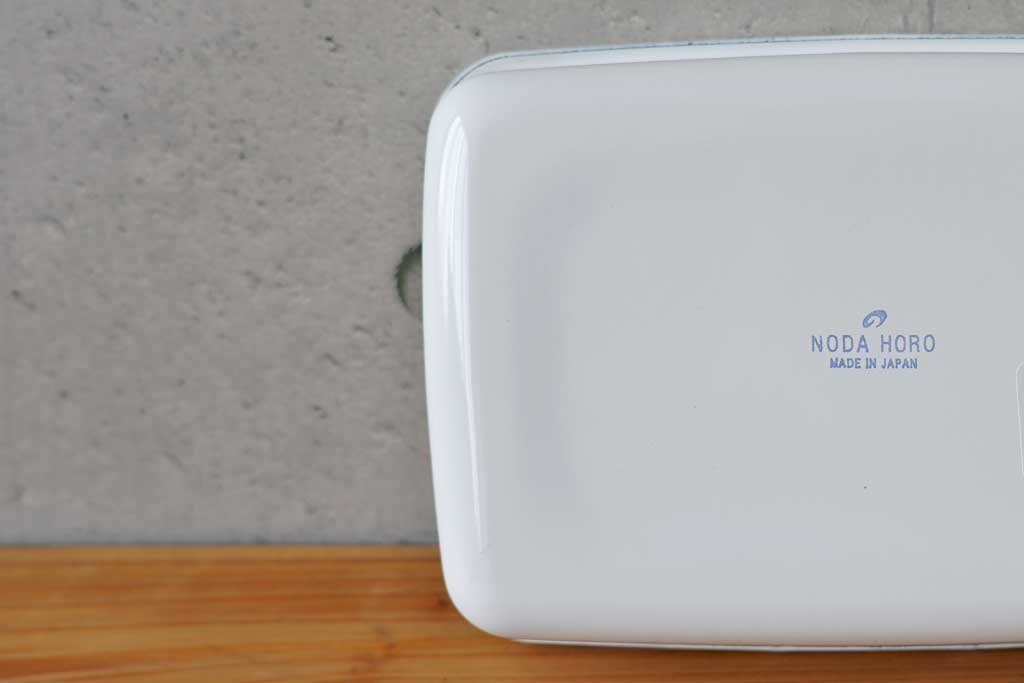 野田琺瑯 White Series レクタングル 《 浅型S 》 シール蓋付 保存容器 日本製