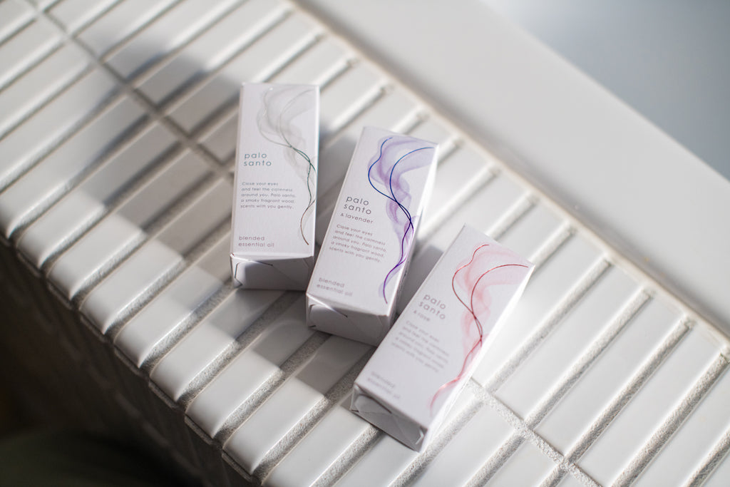 ブレンドエッセンシャルオイル パロサント / パロサント&ラベンダー / パロサント&ローズ ブレンド製油 10ml