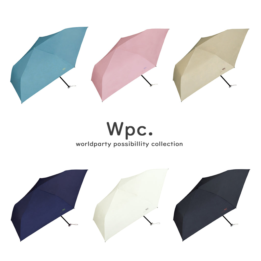 Wpc.ワールドパーティ BASIC 遮光軽量 ソリッド ミニ 日傘 折りたたみ 《801-11626-102》
