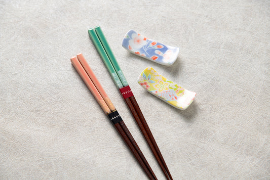 若狭塗 一双/ギフトセット 桐箱 箸置付 夫婦箸 ほのか