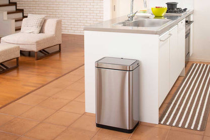 E-TOUCH ELECTRIC TOUCH BIN イータッチエレクトリック タッチビン センサー式 自動開閉 ゴミ箱 シルバー 45L