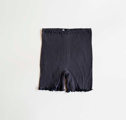 【 数量限定＊限定カラー 】天衣無縫 オーガニックコットンでつくった リブ１分丈ショーツ 《 フリーサイズ 》全2色 日本製