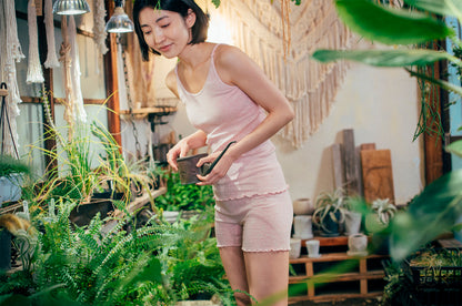 天衣無縫 オーガニックコットンでつくった リブ３分丈ショーツ 《 フリーサイズ 》全4色 日本製