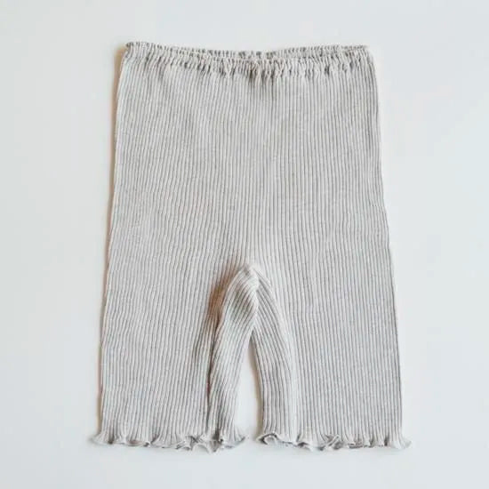 天衣無縫 オーガニックコットンでつくった リブ３分丈ショーツ 《 フリーサイズ 》全4色 日本製