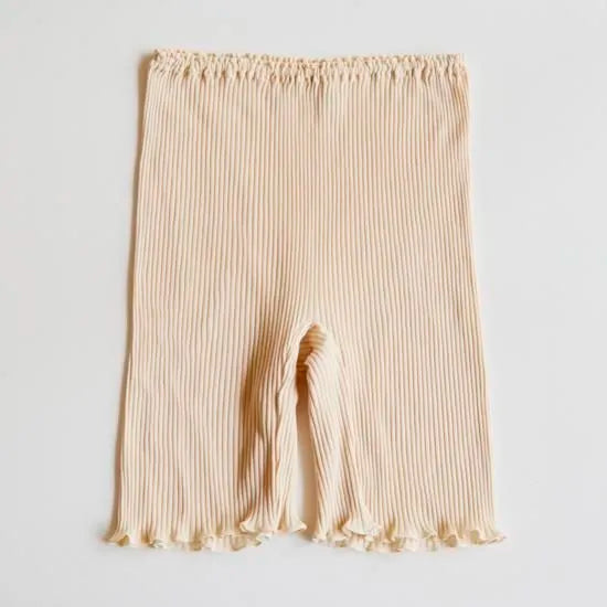 天衣無縫 オーガニックコットンでつくった リブ３分丈ショーツ 《 フリーサイズ 》全4色 日本製