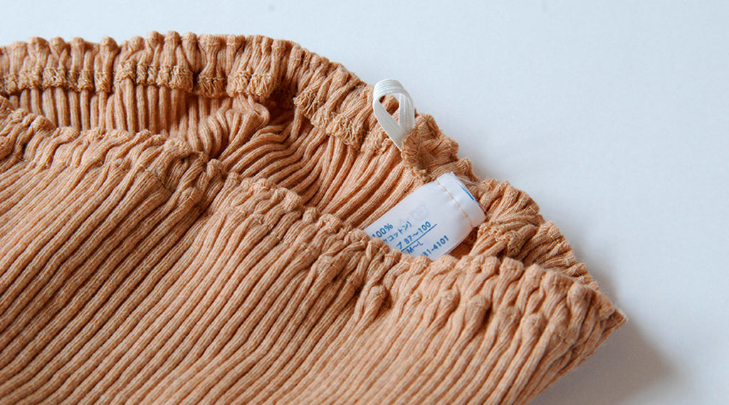 天衣無縫 オーガニックコットンでつくった リブ５分丈 パンツ 《 フリーサイズ 》全4色 日本製