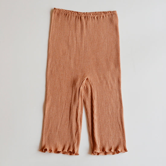 天衣無縫 オーガニックコットンでつくった リブ５分丈 パンツ 《 フリーサイズ 》全4色 日本製